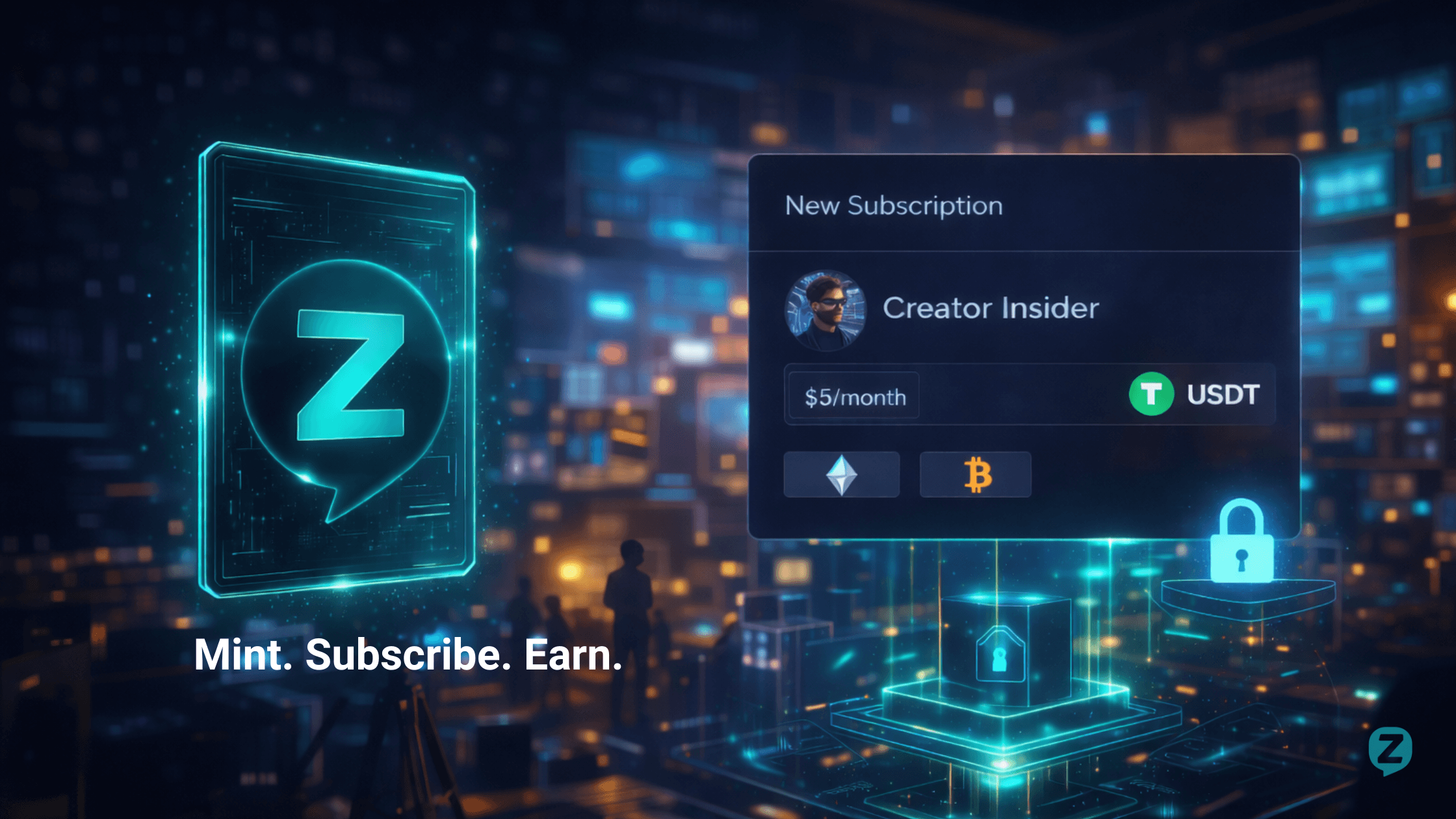 Mint. Subscribe. Earn.